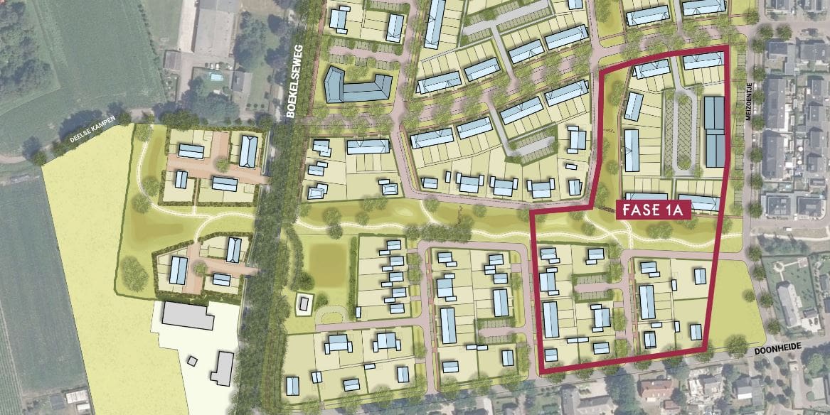 Keizersberg Vastgoed en Van Grunsven ondertekenen overeenkomst voor samenwerking Doonheide II