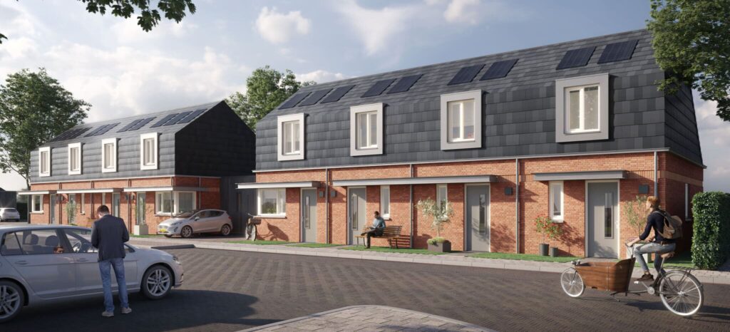 Impressie project Leerakker Hilvarenbeek. 15 nieuwbouw woningen voor senioren en starters. 