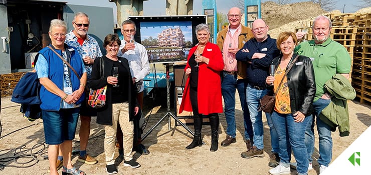Start bouw Veenhuys Veghel nieuwbouw appartementen 