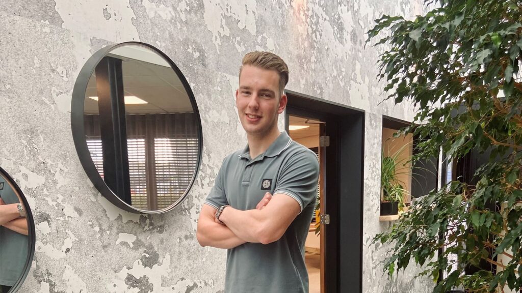 Stagiair Levy bij Van Grunsven Groep werkenbij