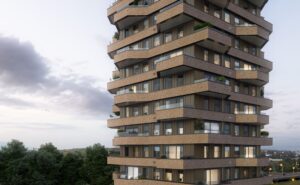 NELSON Arnhem woontoren 93 appartementen 