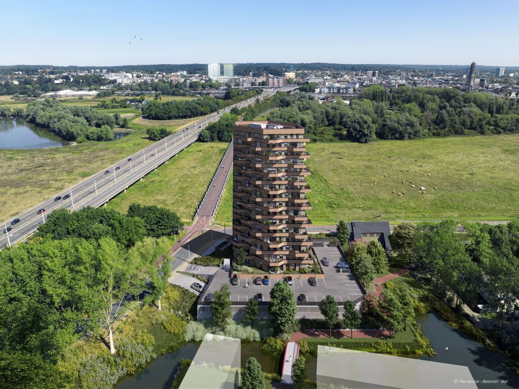 NELSON Arnhem woontoren 93 appartementen