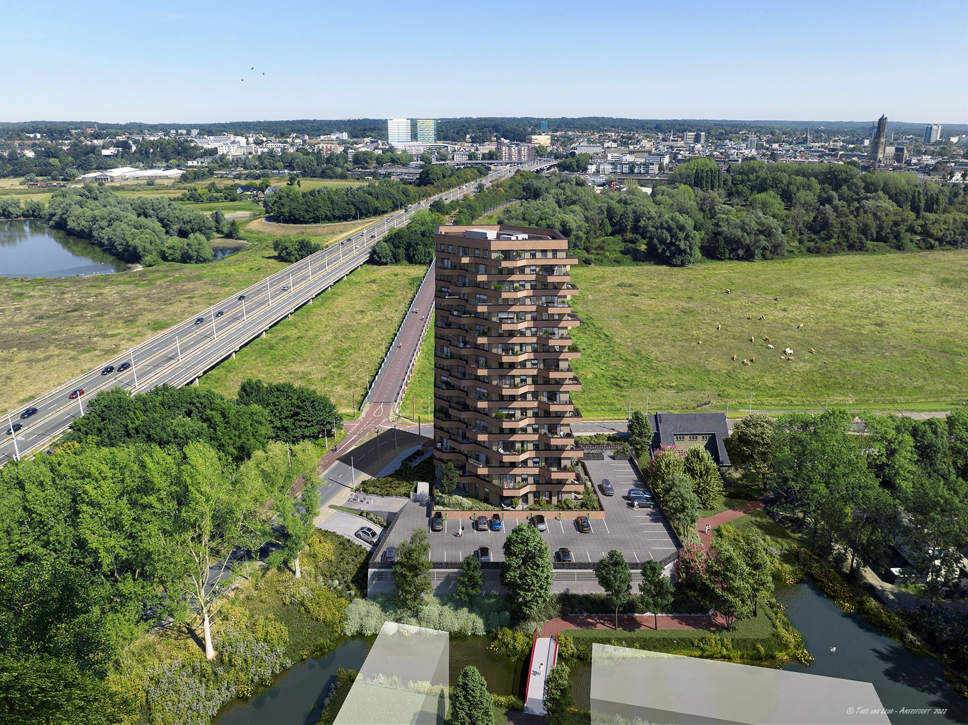 Verkoop appartementen woontoren NELSON in Arnhem gestart
