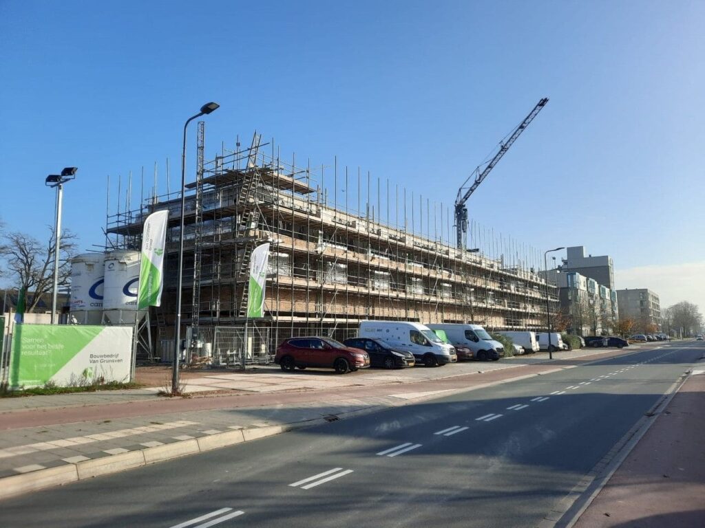 Hoogste punt viering winkel/wooncomplex Kooikersweg ’s-Hertogenbosch