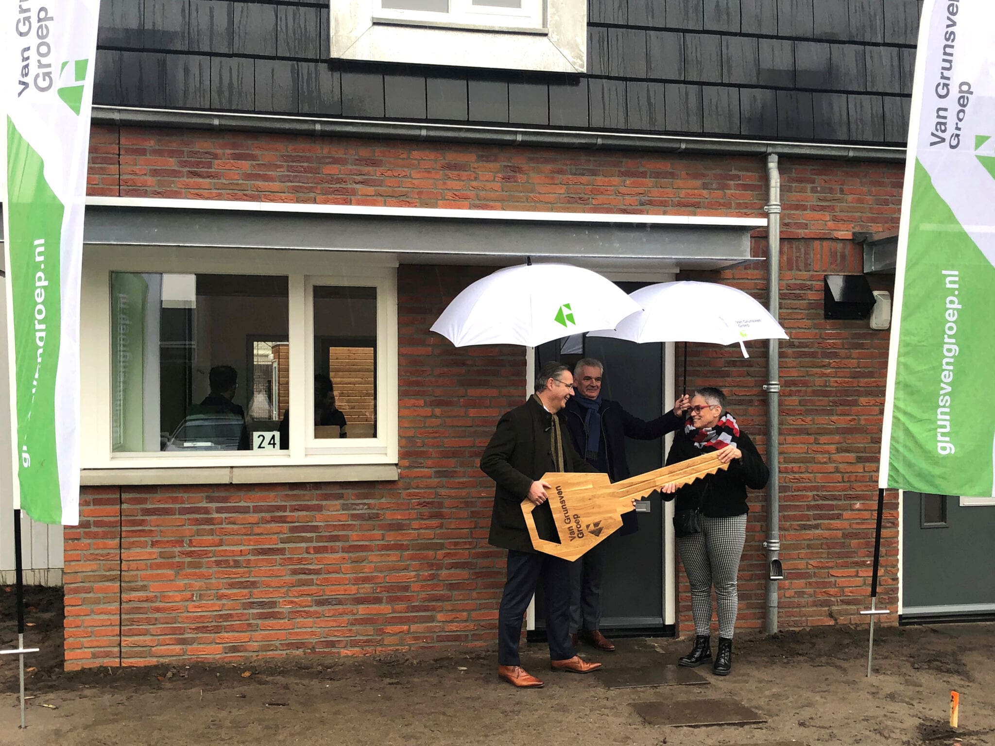 Sleuteluitreiking bewoners plan Leerakker in Hilvarenbeek