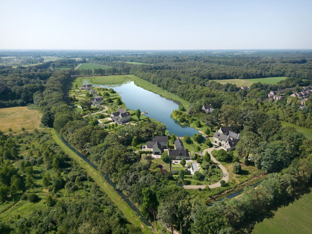 Vogelvlucht Landgoed Groensche Hoeven Vught vogelvlucht