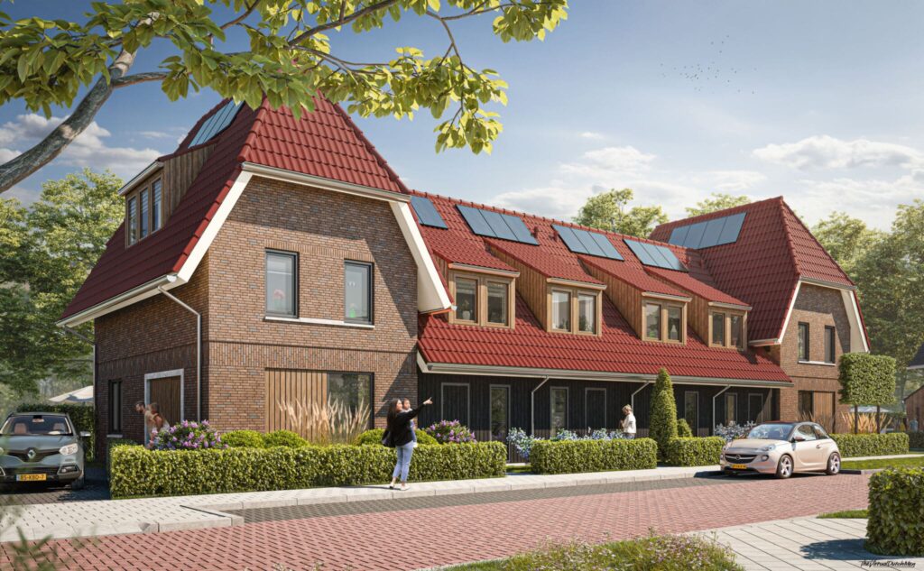 Impressie nieuwbouwplan 't Landkaartje Mierlo