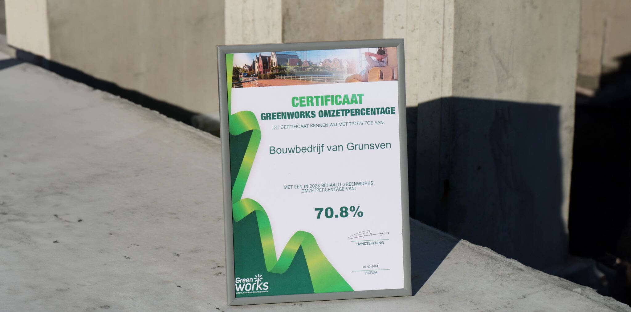 Maar liefst 70,8% van de omzet met duurzame producten