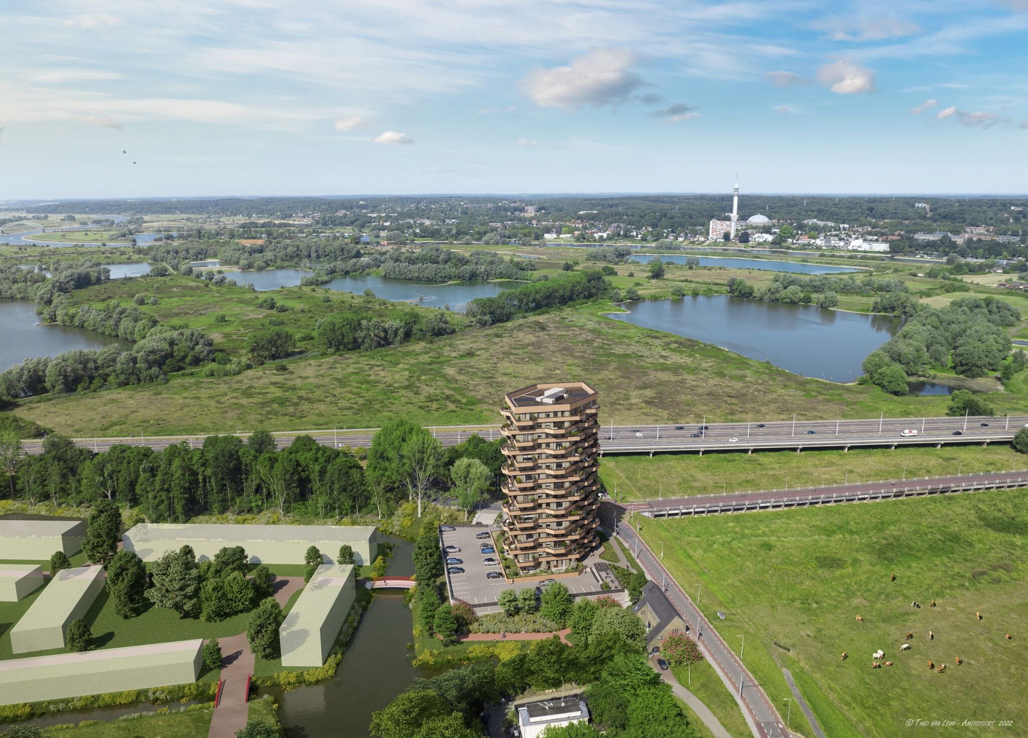 Woontoren NELSON Arnhem nieuwbouw 90 appartementen