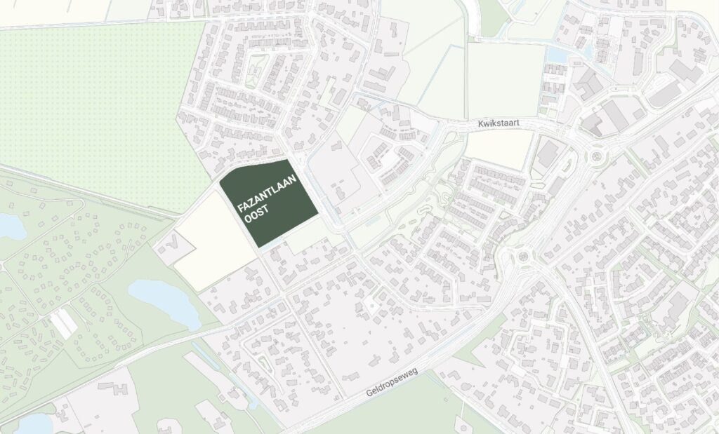 Mierlo Luchen Fazantlaan Oost nieubouw 52 woningen