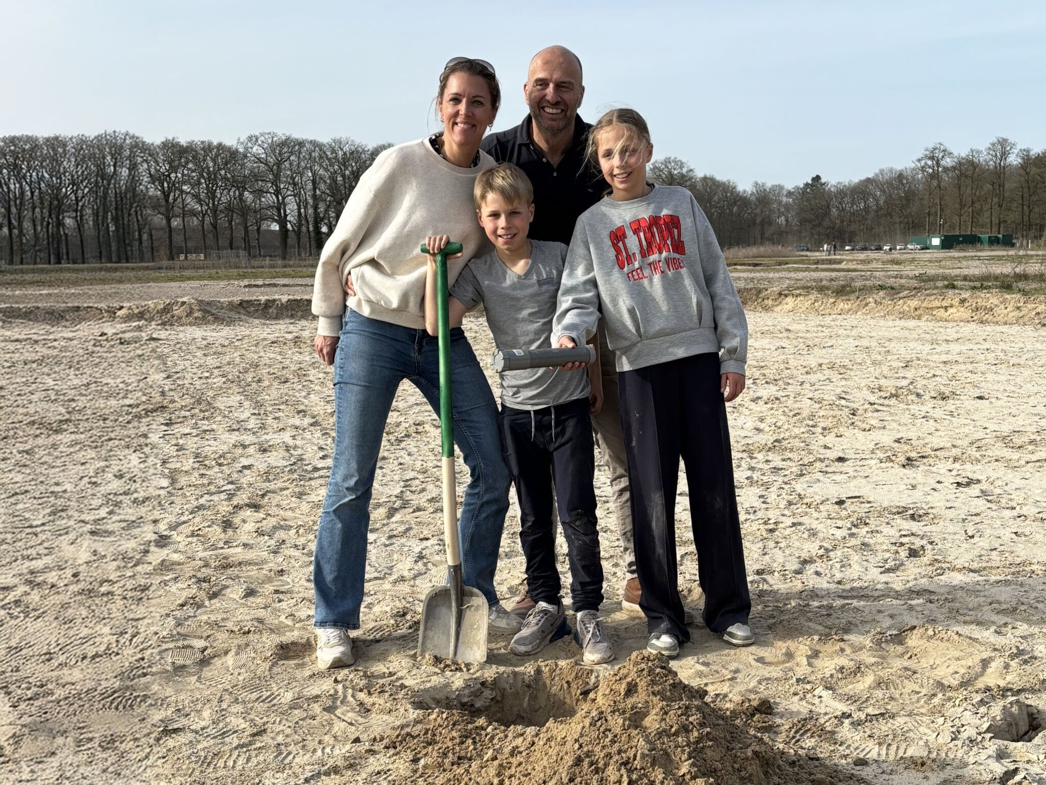 De bouw van Landgoed Groensche Hoeven is feestelijke gestart!