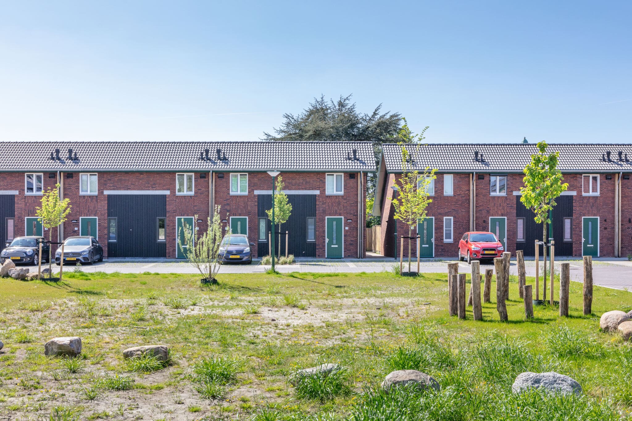 Een traditioneel erf – maar dan met nieuwe woningen