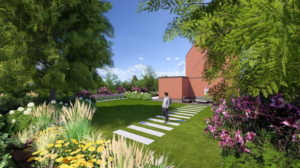 La Brique tuin visualisatie